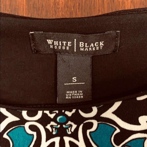 White House Black Market S Mini Dress 3/4 sleeves - Picture 2 of 5